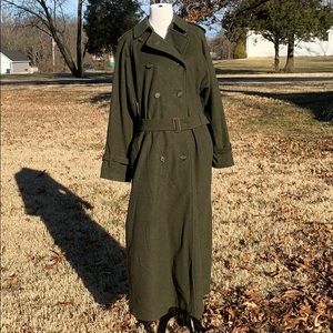 vintage burberry overcoat